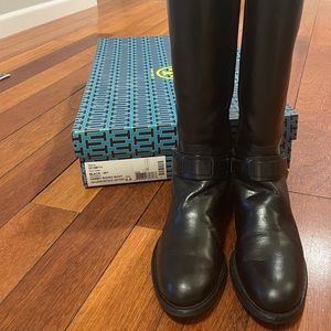 Tory Burch Derby Riding Boots